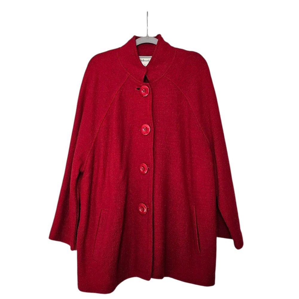 Elegant Red Women's Coat/Jacket Size 2X
